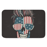 American Flag Skull Print Indoor Door Mat