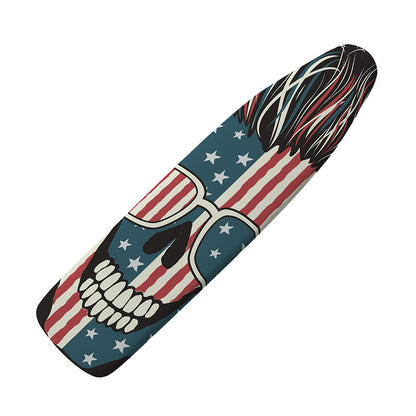 American Flag Skull Print Ironing Board Cover