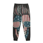 American Flag Skull Print Sweatpants