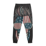 American Flag Skull Print Sweatpants