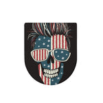 American Flag Skull Print Toilet Lid Cover