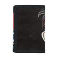 American Flag Skull Print Trifold Wallet