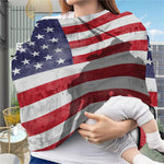 American Flag War Memorial Print Baby Seat Cover