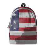 American Flag War Memorial Print Backpack