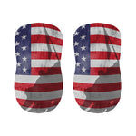 American Flag War Memorial Print Bar Stool Covers