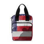 American Flag War Memorial Print Bible Tote Bag