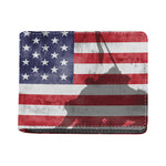 American Flag War Memorial Print Bifold Wallet