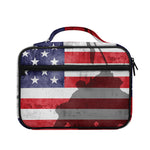 American Flag War Memorial Print Briefcase Bible Bag
