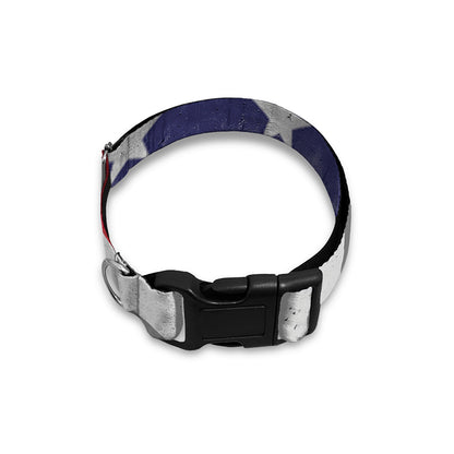 American Flag War Memorial Print Dog Collar