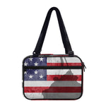 American Flag War Memorial Print Double Strap Bible Bag