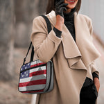 American Flag War Memorial Print Double Strap Bible Bag