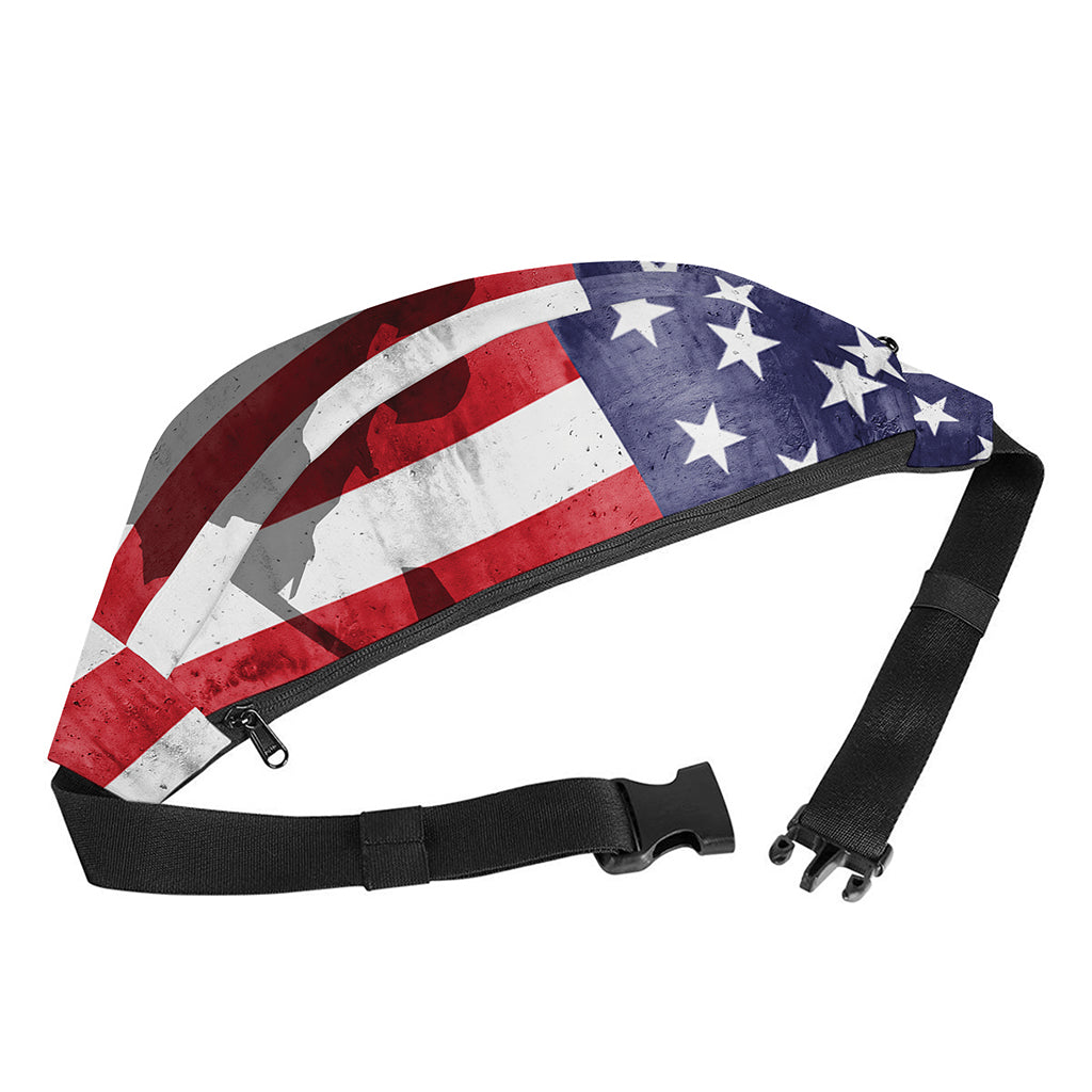 American Flag War Memorial Print Fanny Pack