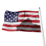 American Flag War Memorial Print Flag