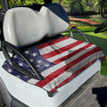 American Flag War Memorial Print Golf Cart Seat Cover