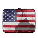 American Flag War Memorial Print Laptop Sleeve