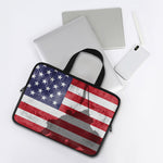 American Flag War Memorial Print Laptop Sleeve With Handle