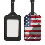 American Flag War Memorial Print Luggage Tag