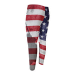 American Flag War Memorial Print Men's Compression Pants