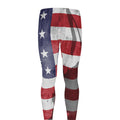 American Flag War Memorial Print Men's Leggings