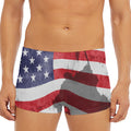 American Flag War Memorial Print Men's Short Boxer Briefs