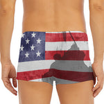 American Flag War Memorial Print Men's Short Boxer Briefs
