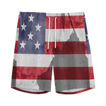 American Flag War Memorial Print Men's Sports Shorts