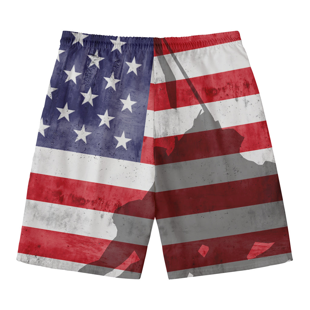 American Flag War Memorial Print Men's Swim Trunks