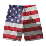 American Flag War Memorial Print Men's Swim Trunks
