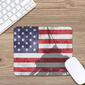 American Flag War Memorial Print Mouse Pad