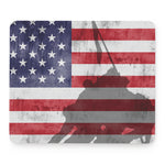 American Flag War Memorial Print Mouse Pad