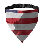 American Flag War Memorial Print Over The Collar Dog Bandana