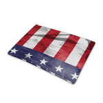 American Flag War Memorial Print Pet Cooling Mat Cover