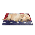 American Flag War Memorial Print Pet Cooling Mat Cover