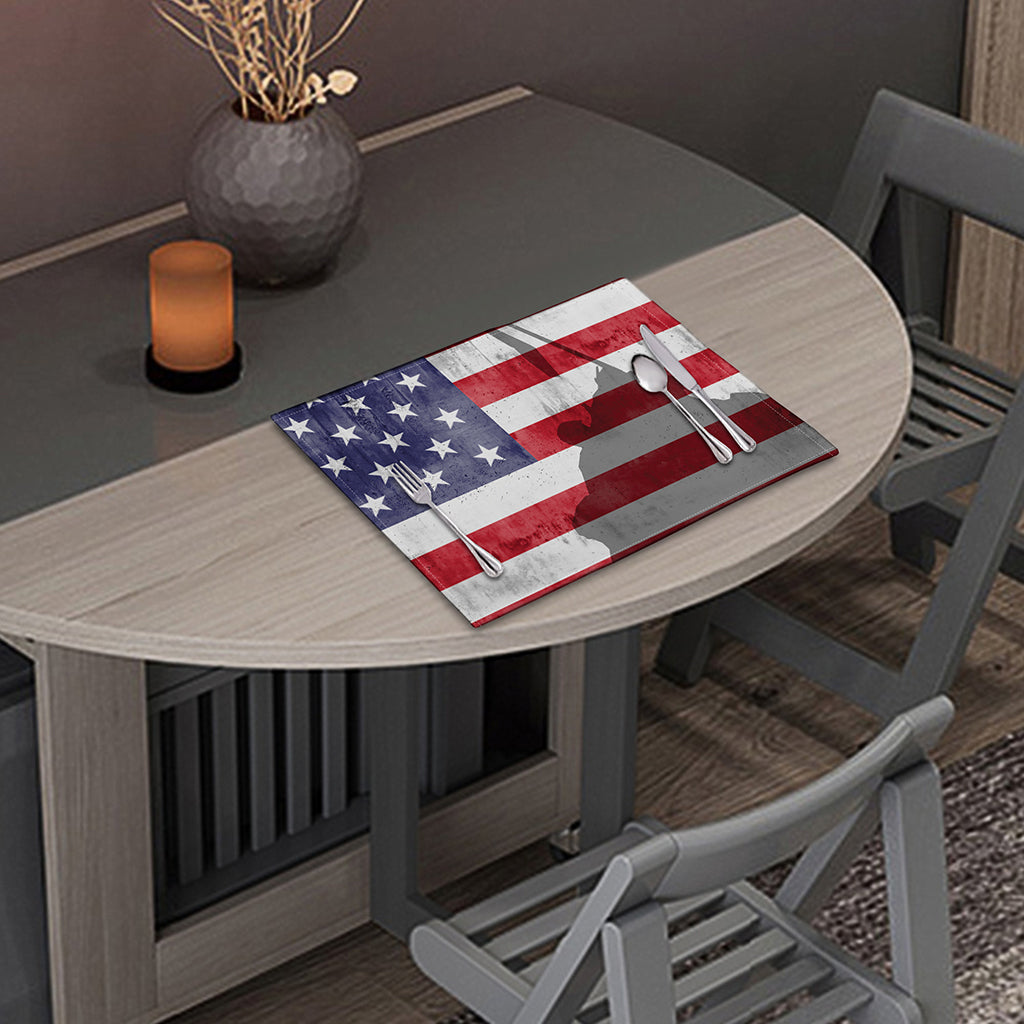 American Flag War Memorial Print Placemat