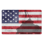 American Flag War Memorial Print Polyester Doormat