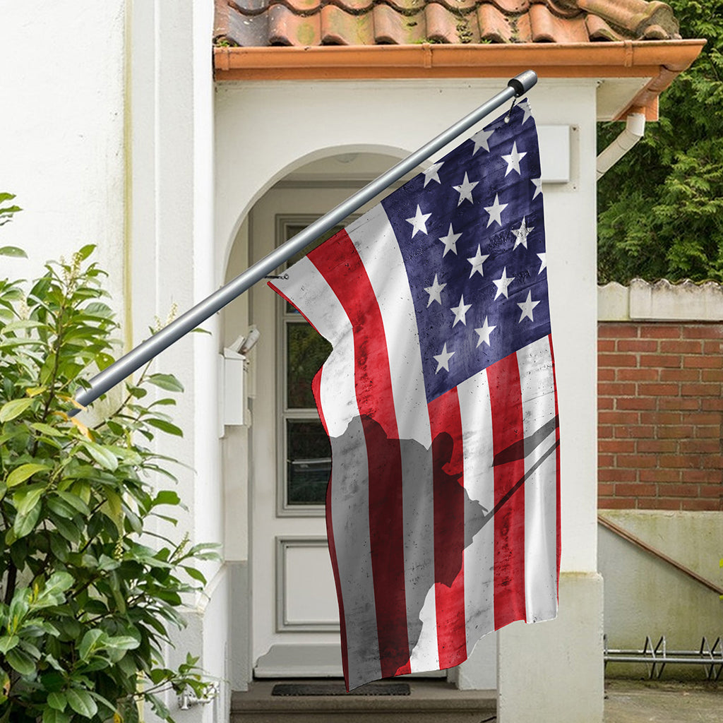 American Flag War Memorial Print Polyester Flag