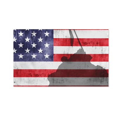 American Flag War Memorial Print Polyester Flag