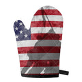 American Flag War Memorial Print Single Oven Mitt