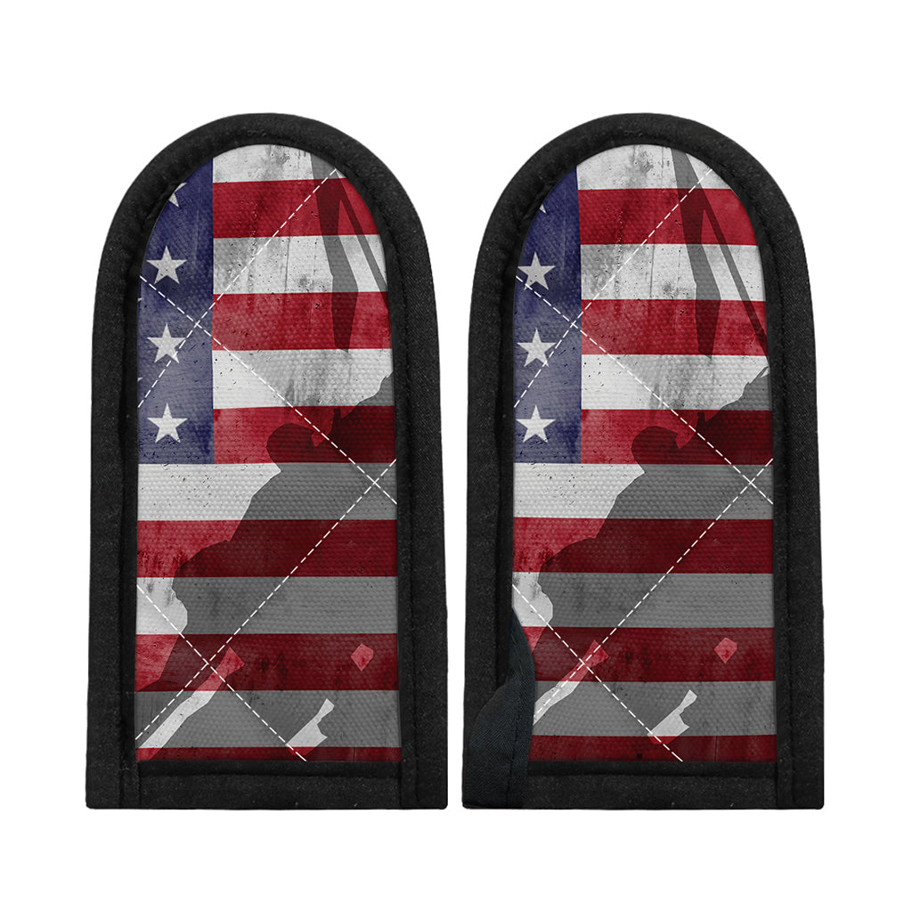 American Flag War Memorial Print Skillet Handle Cover