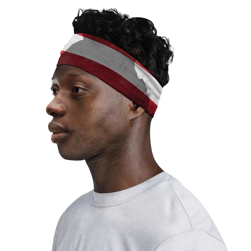 American Flag War Memorial Print Sports Headband