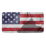 American Flag War Memorial Print Towel