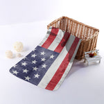 American Flag War Memorial Print Towel