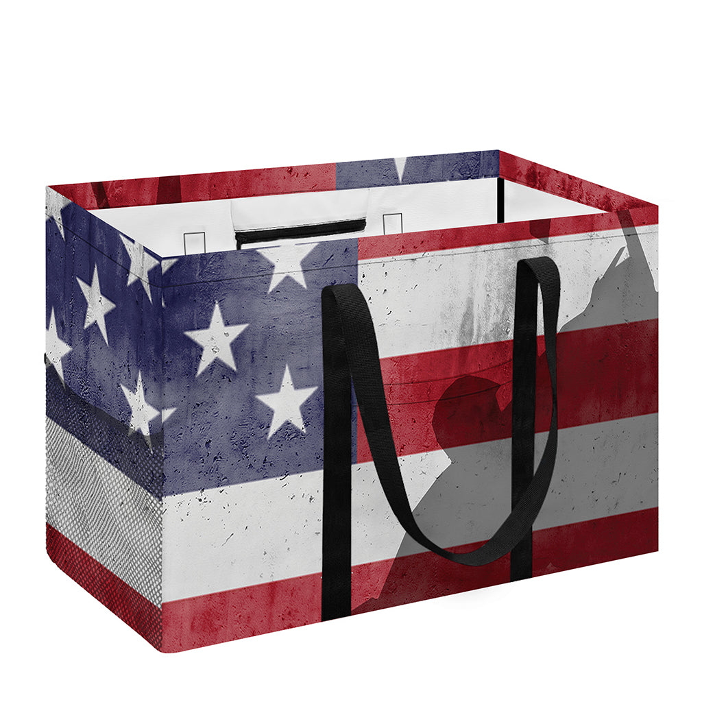 American Flag War Memorial Print Utility Tote Bag