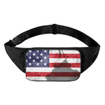 American Flag War Memorial Print Waist Bag
