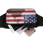 American Flag War Memorial Print Waist Bag
