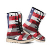 American Flag War Memorial Print Winter Boots