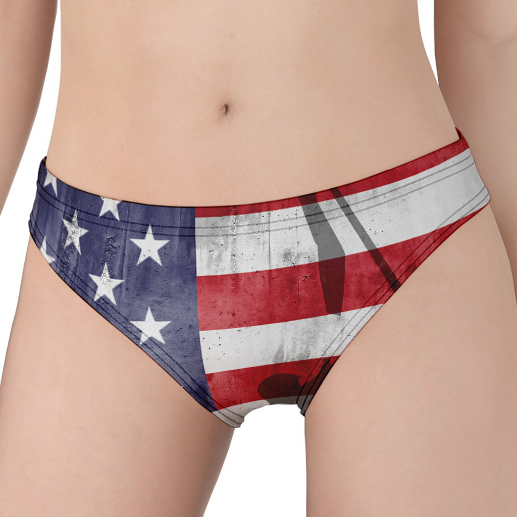 American Flag War Memorial Print Women's Panties