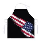American Flag Wing Print Adjustable Apron