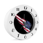 American Flag Wing Print Alarm Clock