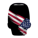 American Flag Wing Print Baby Seat Cover
